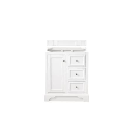 James Martin Vanities De Soto 30in Single Vanity Cabinet, Bright White 825-V30-BW